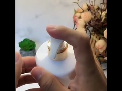 500 ml de bomba de alumínio garrafa de shampoo de plástico garrafa de lavagem corporal branca