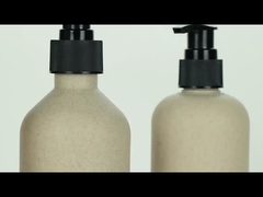 250 ml 300 ml 500 ml Biodegradável de palha de trigo, garrafa de bomba para shampoo e lavagem de mãos